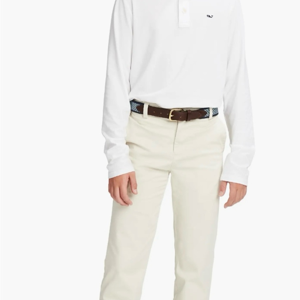 NWT Vineyard Vines Breaker Pants Stone Boys 7